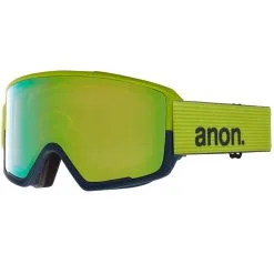 Anon M3 MFI With Spare Snowboardbrille Mit Zubehör Blue Split/Perceive Variable Green/Pink Herren