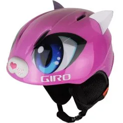 Giro Launch Plus Skihelm Pink Meow Kinder