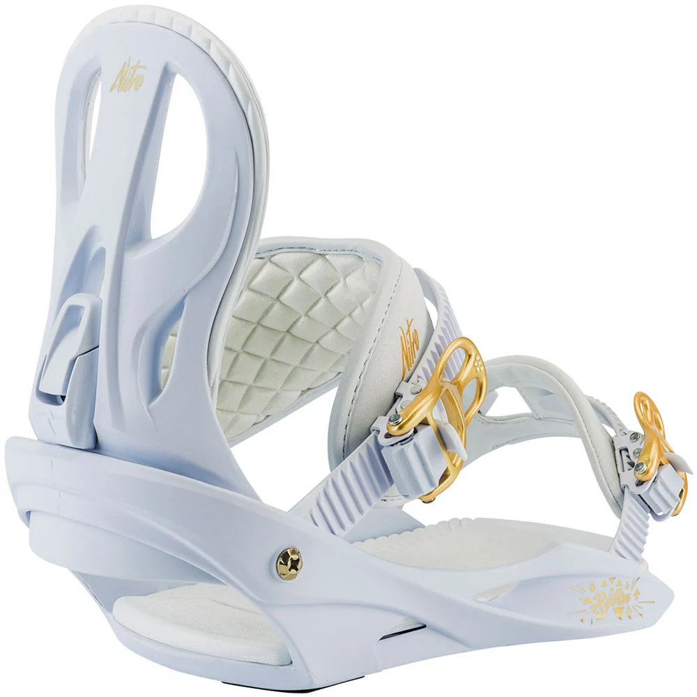 Nitro Rythm Snowboardbindung White/Gold Damen â Bild 2