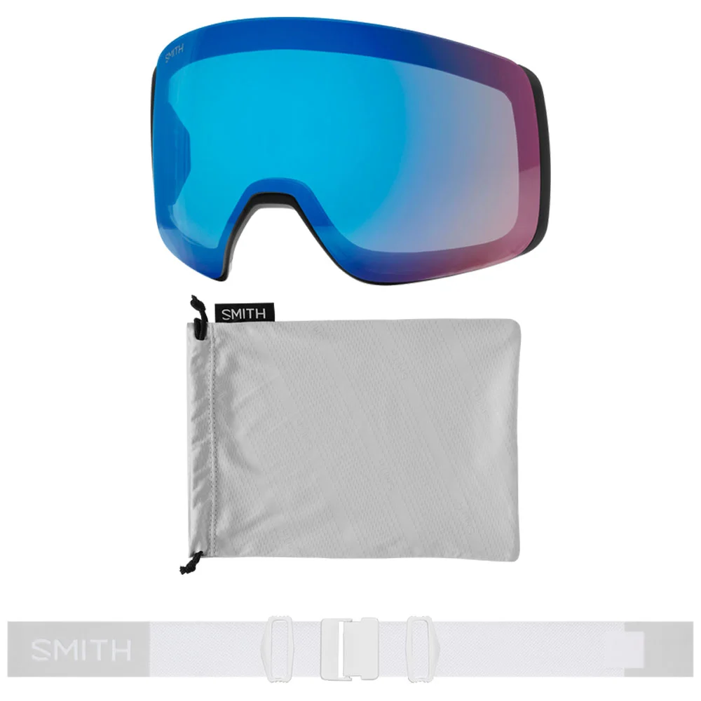 Smith 4D MAG Schneebrille White Vapor/CP Sun Platinum Mirror Damen, Herren – Bild 2