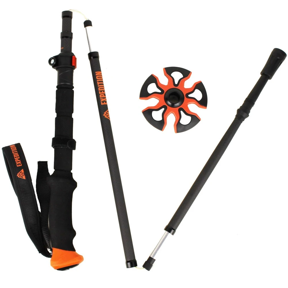 Union Carbon Poles Teleskopstöcke Orange Damen, Herren